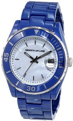 Kenneth Jay Lane KJLANE-3017 3000 Series Analog Display Japanese Quartz Blue