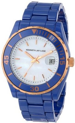 Kenneth Jay Lane KJLANE-3020 3000 Series Analog Display Japanese Quartz Blue