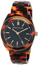 Kenneth Jay Lane KJLANE-3101 3100 Series Black Dial Tortoise Resin