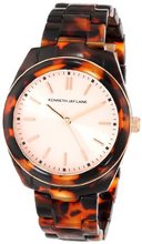 Kenneth Jay Lane KJLANE-3105 3100 Series Rose Gold Tone Dial Tortoise Resin