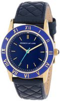 Kenneth Jay Lane KJLane-3408 Navy Blue Dial Navy Blue Quilted Leather