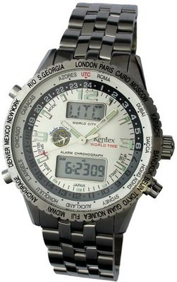 Kentex SKYMAN world time S 368X-18 men's