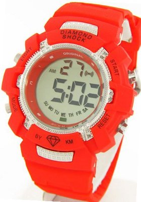 Diamond Red Digital Shock Style KM King Master ICE PLUS JOE RODEO AQUA MASTER