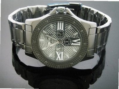 King Master 12 Diamond with Black Case Black Face
