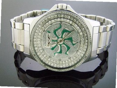 King Master 50mm 12 Diamonds Silver Face