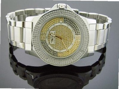 King Master 50mm Round 12 Diamond Silver Face