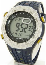 King Master Diamond Case & Navy Blue Band Digital G Diamond Shock #KM-523