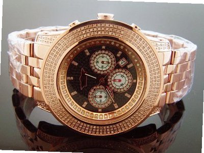 New Japan Movt King Master Rose Gold 302 PCS Diamonds