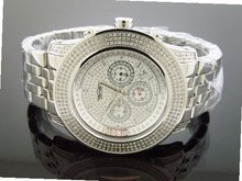 New Japan Movt King Master Silver Face 302 PCS Diamonds