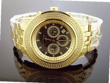 New Japan Movt King Master Yellow Gold 302 PCS Diamonds