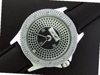 New King Master 50mm Round 12 Diamond Silver Color Face