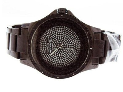New King Master Round 12 Diamond 52 Mm Black Case