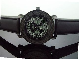 New King Master Round 12 Diamonds 50mm Black Case