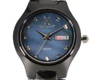Black Ceramic Small Mother of Pearl Dial Day Date Konigswerk CQ42L
