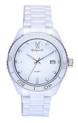 Ceramic Dress White Link Bracelet European Designer Konigswerk CQ53G