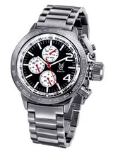 Designer Gun Metal Bracelet Large Dial Multifunction Day Date Konigswerk AQ202510G