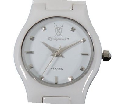 Ladies White Ceramic Wrist Petite Small Face Classic Konigswerk CQ28L