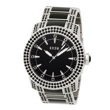 KR3W K1007-BLK Legacy Black Dial Black-Plated Stainless Steel