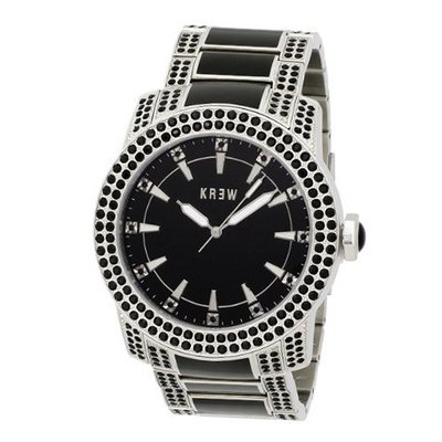 KR3W K1007-BLK Legacy Black Dial Black-Plated Stainless Steel