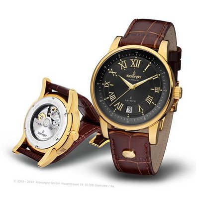 Kronsegler "Aminium II" Automatik golden-onyx (New 2013)