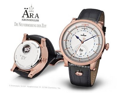 Kronsegler "ÄRA" (Aera) Automatic rosegolden-silver