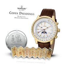 Kronsegler "Codex Dresdensis" Maya Calendar gold - silverwhite