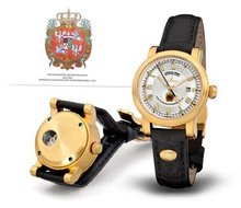 Kronsegler Dresden Green Ladies Diamond Automatic golden - silver