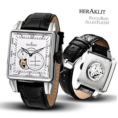 Kronsegler Heraklit Automatic steel - white