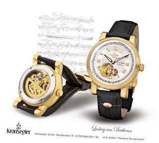 Kronsegler Limit. Edition "Ludwig van Beethoven" golden-white