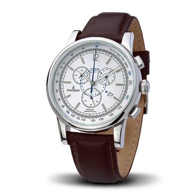 Kronsegler Poseidon Chronograph steel - white