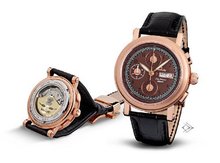 Kronsegler Valjoux Automatic Chronograph Limit. Edition "Karl-Friedrich-Schinkel" rosegold-tobacco