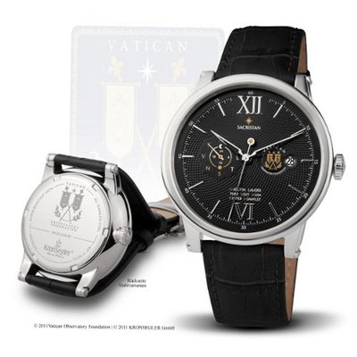 Official Vatican Observatory "Sacristan" - Automatic stahl-black