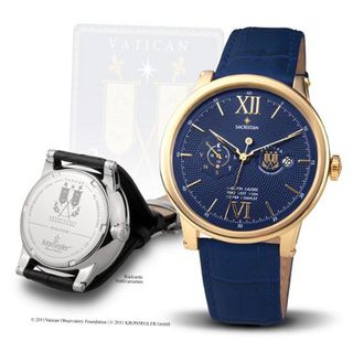 Official Vatican Observatory "Sacristan" - Mechanical gold-blue