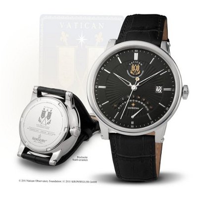 Official Vatican Observatory "Sacristan" - Quartz steel-black