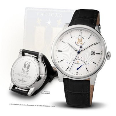 Official Vatican Observatory "Sacristan" - Quartz steel-white