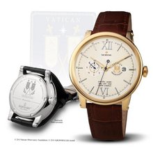 uKronsegler Official Vatican Observatory "Sacristan" - Mechanical gold-creme 