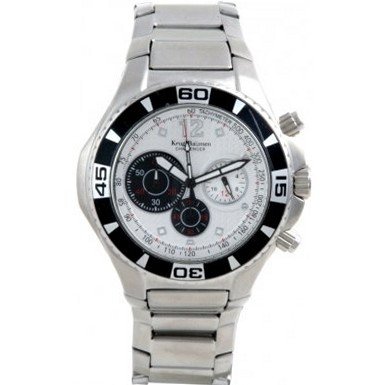 Krug Baumen 140601KM Challenger Silver Chronograph