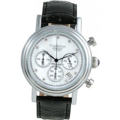 Krug Baumen 150580DM Enterprise Diamond White Mop Dial
