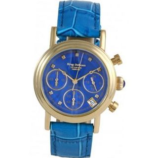 Krug Baumen 150584DL Enterprise Diamond Blue-Gold Dial