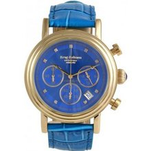 Krug Baumen 150584DM Enterprise Diamond Blue-Gold Dial