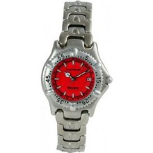 Krug Baumen 19154KL Ladies Oceanmaster Red Dial