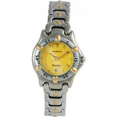 Krug Baumen 19166KL Ladies Oceanmaster Two Tone Yellow Dial