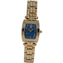 Krug Baumen 1964DL Tuxedo Diamond Blue Dial Ladies