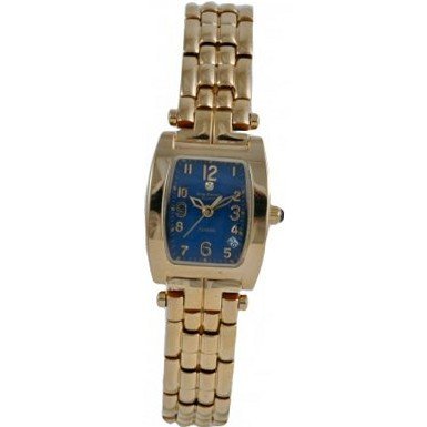 Krug Baumen 1964DL Tuxedo Diamond Blue Dial Ladies