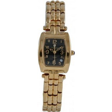 Krug Baumen 1965DL Tuxedo Diamond Black Dial Ladies