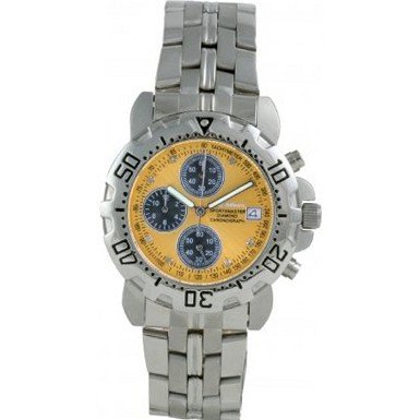 Krug Baumen 241269DM-CH Sportsmaster Diamond Gold Dial