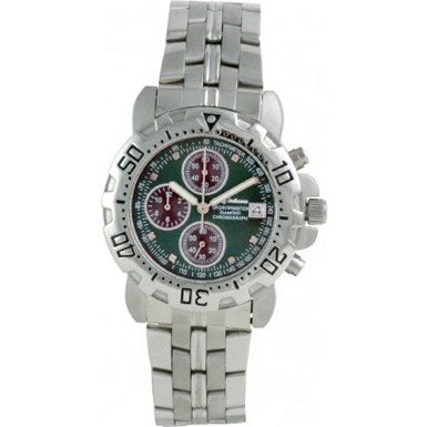Krug Baumen 241269DM-GN Sportsmaster Diamond Green Dial