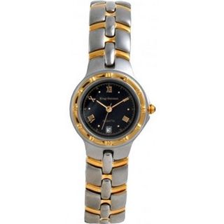 Krug Baumen 2616KL Ladies Regatta Black Steel Gold