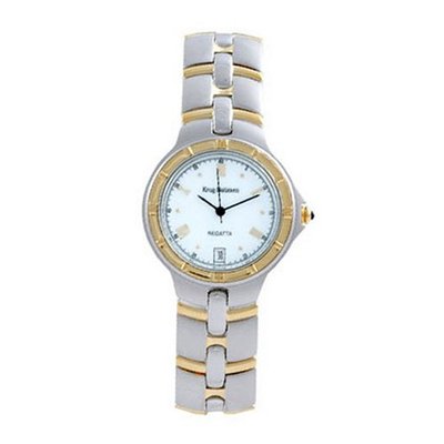 Krug-Baumen Regatta White Dial Two Tone Bracelet