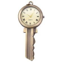 Key Style Vintage Copper Classic Steampunk Quartz Pendant Pocket WPK133